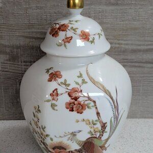 Kaiser Germany, Porcelain Ginger Jar with Lid, Olivia Pattern
